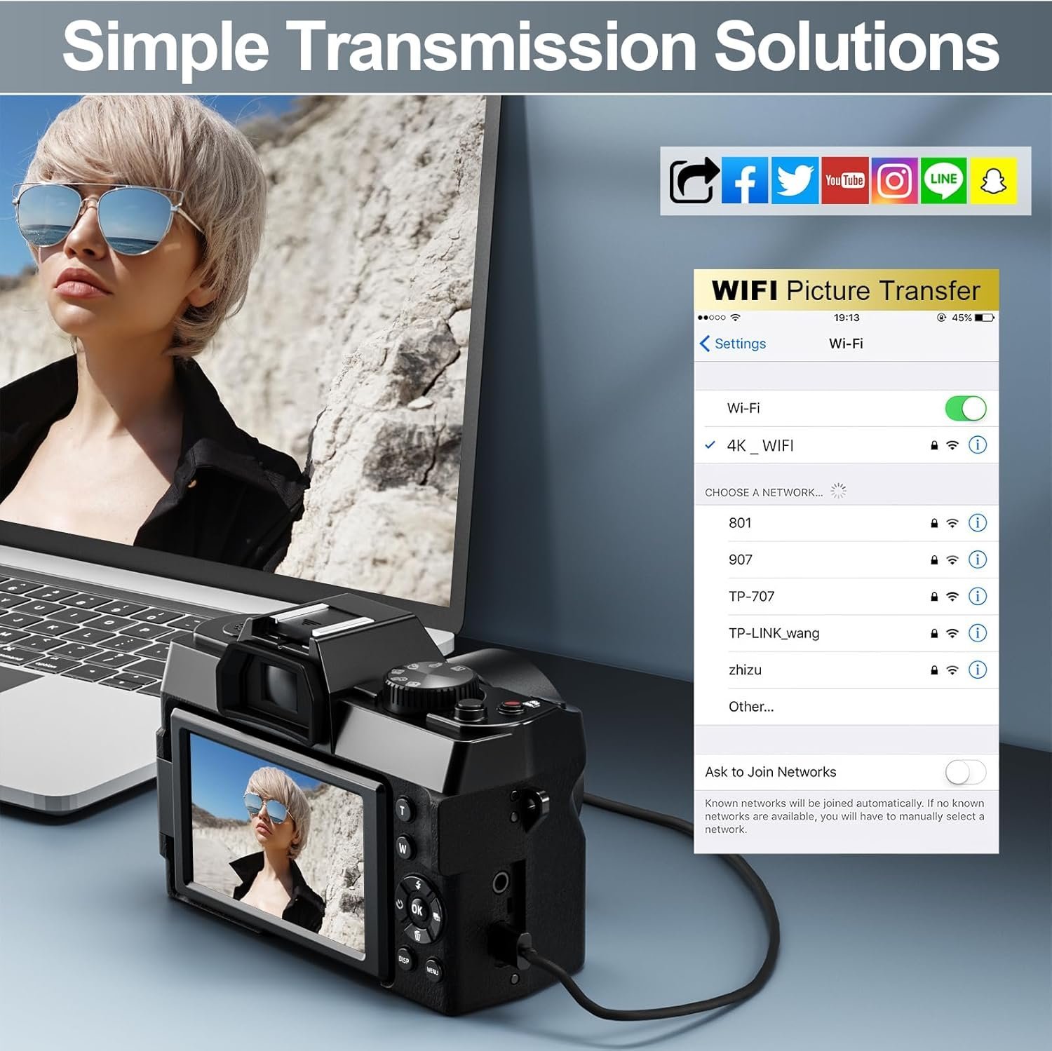 4K Vlogging Camera - Image 4