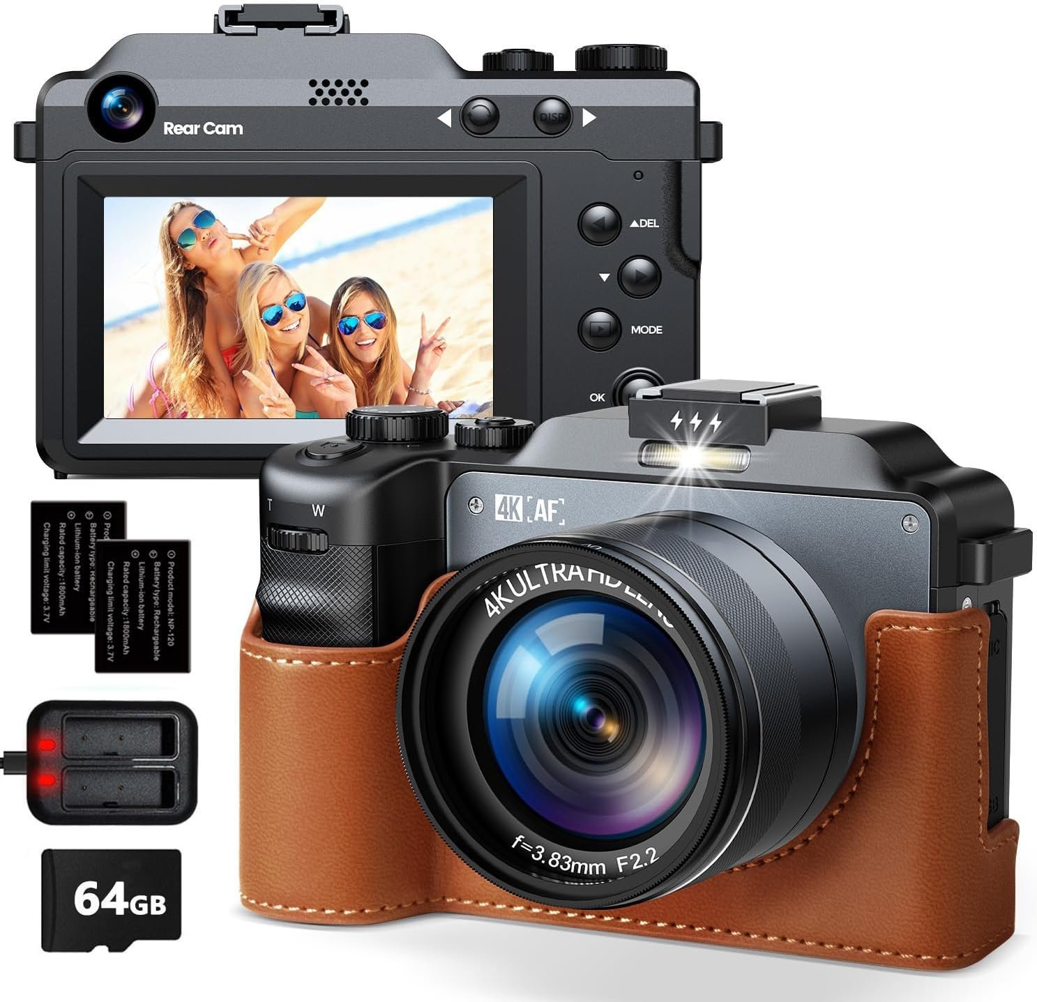 4K Digital Camera for Photography